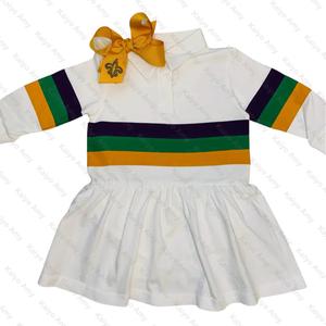 Mardi Gras vêtements <span class=keywords><strong>blanc</strong></span> avec poitrine rayure enfants sweats à capuche manches longues printemps vêtements pour enfants garçons pull - Product Image 6