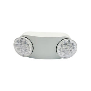 Аварийный светодиодный светильник с двумя головками, перезаряжаемый, без поддержания заряда, с аккумулятором, огнестойкий ABS, время работы 90 минут - Product Image 1