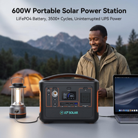Centrale solaire mobile extérieure tout-en-un personnalisée 12v 24v mini générateur solaire au lithium-ion pour camping RV usage domestique