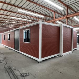 Vente directe d'usine Villa préfabriquée <span class=keywords><strong>de</strong></span> 40 pieds <span class=keywords><strong>avec</strong></span> 3 chambres à coucher Maison mobile préfabriquée Casa Contenedor Conteneur extensible Maison préfabriquée - Product Image 2
