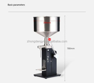 Máquina de llenado manual de pasta 5-50ml, semiautomática para cremas, cosméticos, kétchup y aceite - Product Image 4