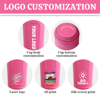 Tasse à café réutilisable en acier inoxydable de 500ml 17oz avec logo personnalisé, tasse de voyage isolée à double paroi, gobelet pour haut-parleur musical