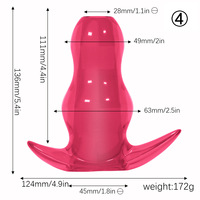 Dilatateur anal creux, Dildo, Spéculum souple, Masseur de prostate, Plugs anaux, Plug anal, Expanseur de masturbation vestibulaire, Exploration