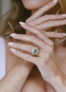 Joyería Fina Personalizada, Anillo Sólido Real de Oro de 9k, 10k, 14k, 18k, Oro Blanco, Amarillo y Rosa, Diamante/Gema de Laboratorio, Fabricación en Fábrica - Product Image 4