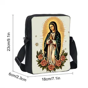 Sac <span class=keywords><strong>messager</strong></span>/sac bandoulière en polyester à imprimé 3D de la Vierge <span class=keywords><strong>Marie</strong></span>, dessin animé, simple face, pour enfants unisexes, décontracté, meilleur cadeau - Product Image 2