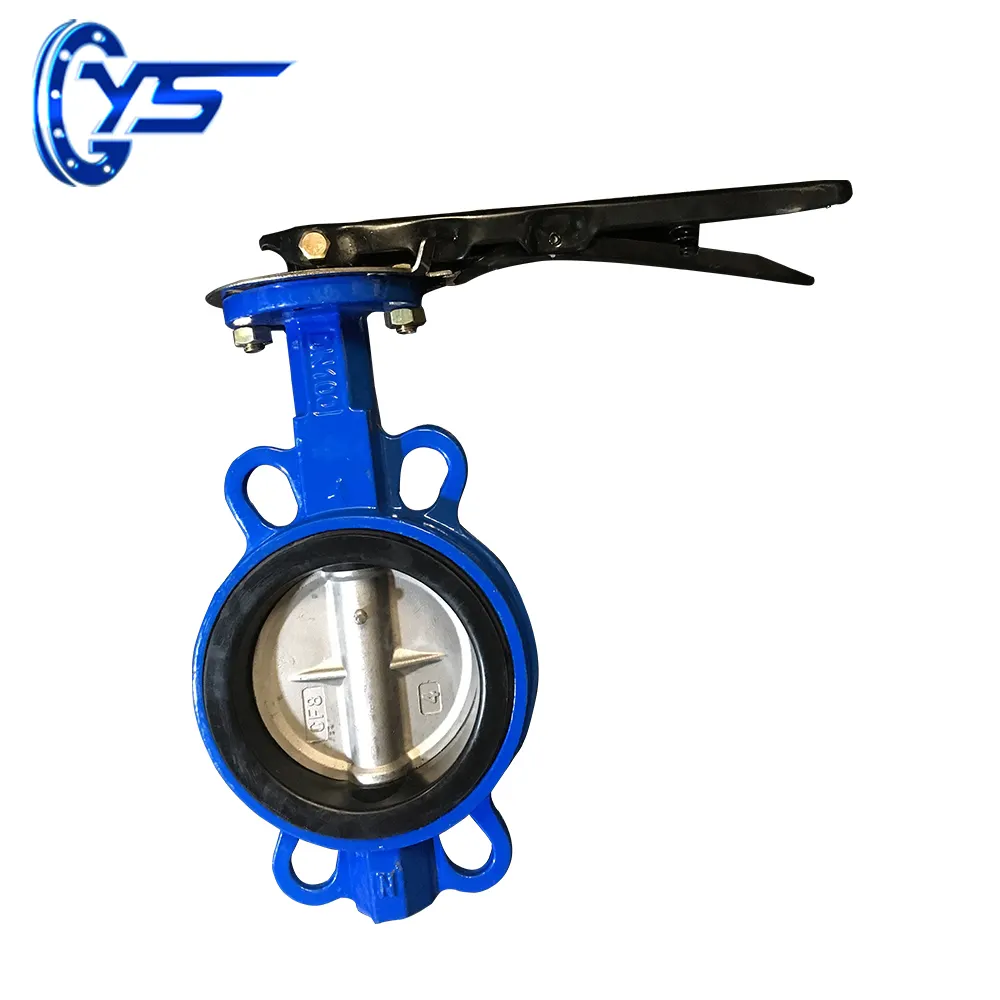 China Manufacturer Ductile Iron Low Pressure Butterfly Valve With Epoxy Resin