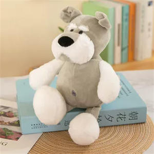 ของเล่นตุ๊กตายัดไส้รูปสัตว์ป่าน่ารักของเล่นสำหรับสัตว์เลี้ยงรูปทรงเสือรูปสิงโตช้างยีราฟ - Product Image 6