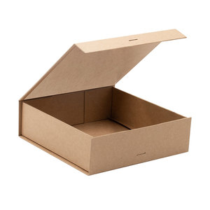 Eco Friendly Packaging Cardboard Kraft Paper <b>Magnetic</b> Closure square Gift Packaging <b>Boxes</b> - Product Image 5