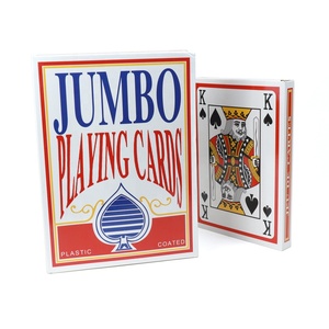 <span class=keywords><strong>Le</strong></span> mini carte da gioco jumbo poker personalizzate all'ingrosso due volte 4 6 9 volte possono scegliere la stampa colorata per un divertente gioco da tavolo - Product Image 5