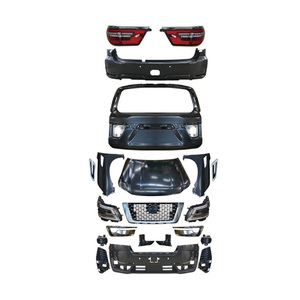 Phụ Kiện Xe Hơi 2022 Bạch Kim Nâng Cấp Kit <span class=keywords><strong>RSS</strong></span> Phong Cách Cơ Thể Kit Facelift Bumper Phía Trước Lưới Tản Nhiệt Bộ Dụng Cụ Cơ Thể Cho Nissa Partol Y62 - Product Image 1