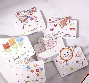 Biglietto di Ringraziamento <span class=keywords><strong>Inglese</strong></span> <span class=keywords><strong>Rosa</strong></span> Sagomato, Stampa Offset su Carta Artistica 9x11cm, con Stampa a Caldo per Confezioni Regalo - Product Image 1