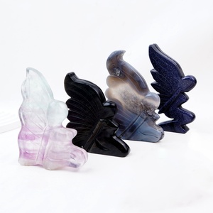 Vente en gros de cristaux de guérison polis de 7 à 9cm, sculpture sur cristal de fée en quartz naturel mixte pour cadeau de <span class=keywords><strong>d</strong></span>écoration - Product Image 1
