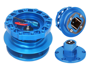 KYOSTAR Hub kemudi mobil Universal, Stir mobil balap & Olahraga, Hub kontrol pelepasan cepat, kunci bentuk D, Multi warna, untuk mobil balap - Product Image 5