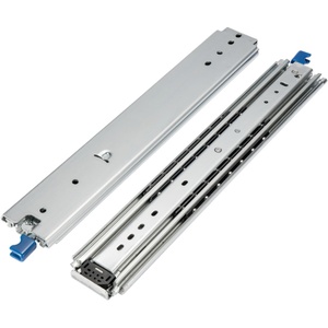 Riel deslizante silencioso de acero inoxidable Lianli de 53 mm de ancho, montado lateralmente, engrosado, con amortiguación, bloqueable, de alta capacidad de carga industrial. - Product Image 5