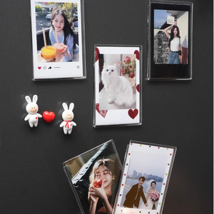 กรอบรูปแม่เหล็กสไตล์อินสตาแกรมแบบปรับแต่งได้ ขนาด 3 นิ้ว สำหรับติดตู้เย็น แบบสองหรือสามรูป - Product Image 2