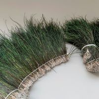 Fliegenbindematerial: Natürliche Pfauenfedern, gefädelte Federn für Karnevalskostüme, Hüte, Millinery, Corsagen und Dekorationen