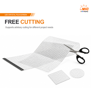 Écran LED adhésif en film cristal P4 P10 pour façade de verre de <span class=keywords><strong>gratte</strong></span>-<span class=keywords><strong>ciel</strong></span>, affichage publicitaire multimédia - Product Image 3
