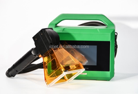 Machine de marquage laser à fibre portable facile à utiliser Imprimante laser de date de code portable pour sacs en plastique métalliques