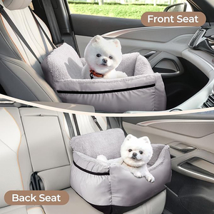 Siège auto pour chien en gros : Lit de sécurité pour animaux de compagnie, idéal pour les voyages, avec boucle réglable, coussin amovible, siège rehausseur souple pour chien - Product Image 2