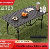 Explorer Moderne Léger Intégré En Plein Air Pliant Roll-Up Table Chaise Ensemble Équipement De Pique-Nique Portable pour Cour Villa