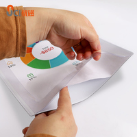Portadocumentos Magnético Transparente Reutilizable, Carpeta de PVC con Bolsillo para Archivos, Superficie Metálica, Tamaño A4, para Oficina y Escuela