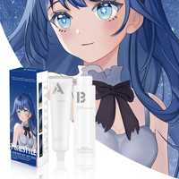 PURESTYLE Crème colorante capillaire permanente européenne sans ammoniaque avec contenant en plastique OXY 11 couleurs 100ml*2 Application facile