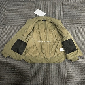 <span class=keywords><strong>Giacca</strong></span> Imbottita <span class=keywords><strong>Verde</strong></span> Oliva con Colletto - OEM/ODM Cappotto Invernale Casual e Caldo per Personalizzazione all'Ingrosso - Product Image 3