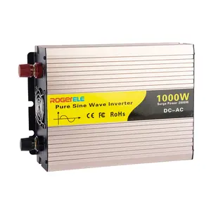 Inverter daya output 1000W/1kw, gelombang sinus murni kualitas tinggi Harga kompetitif input 12-48v 110-240v
