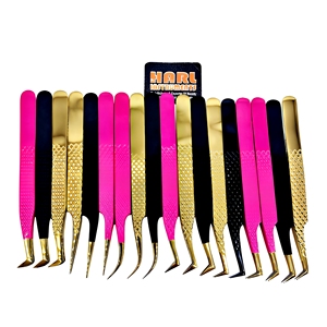 Eyelash Extension Tweezers New Collection 2026 Eyelash Extension Tweezers with Fiber Tips <b>Lash</b> Tweezer For Eyelash Artist - Product Image 5