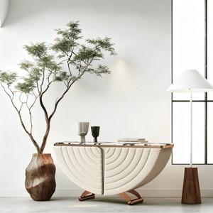 <span class=keywords><strong>Console</strong></span> <span class=keywords><strong>d</strong></span>'<span class=keywords><strong>entrée</strong></span> moderne minimaliste de luxe léger en marbre et acier inoxydable pour appartement, villa, salon, couloir, maison - Product Image 4