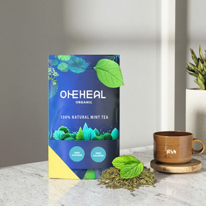 Té de hierbas de menta verde orgánico Bolsas de té ecológicas Hierbas Hojas de menta verde puras Bolsitas de té - Product Image 2