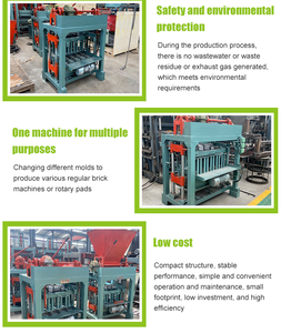 Çin sıcak satış küçük ölçekli çimento beton uçucu kül finişer birbirine tuğla blok yapma makinesi fiyat - Product Image 4