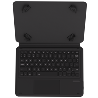 Casing Keyboard Kulit Universal Grosir dengan 3 Tingkat Kecerahan dan 7 Warna Lampu Latar untuk Semua Tablet & iPad 10-11 Inch