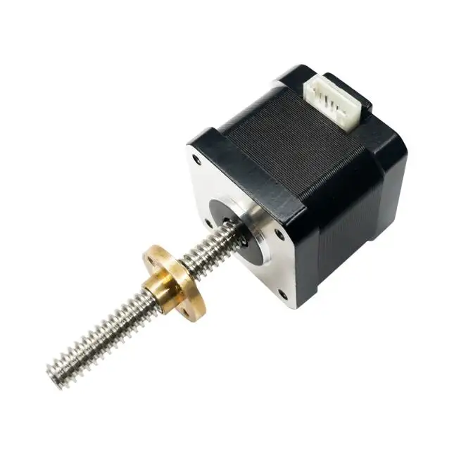 NEMA17 Lead Screw DC12V-24V Two-phase Hybrid Stepper Motor For 3D Printer Accessories 42H40-0808-100