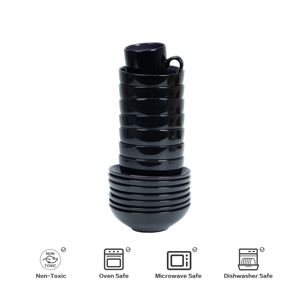 Semtember Promotion Round Kitchen Bowls Set Ceramic Steak Dessert Salad Plate Exquisite Unique Design <b>Dinnerware</b> Set Festivals - Product Image 5