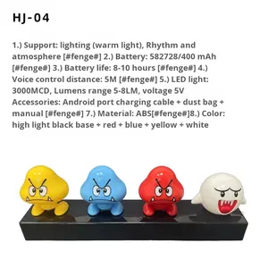 Point d'interrogation Fairy Sound-Activated Atmospheric Light Star Night Light Desktop Clap Light - Product Image 5