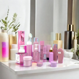 Custom Color Cosmetic Beauty Product Containers Skin Care Packaging Set Pump Sprayer Toner Cream Facial Lotion Jar Tube <b>Bottle</b> - Product Image 1