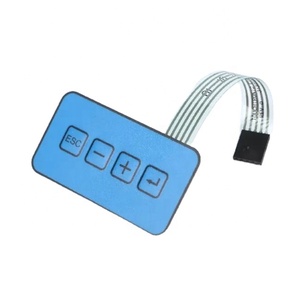 Panel de interruptor de membrana táctil impermeable con Botón de goma personalizado al por mayor de fábrica para teclado de botón pulsador de electrodomésticos - Product Image 2