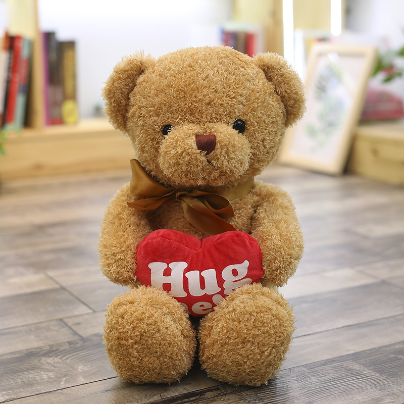 ハートキルトがま口ポーチ✩⃛Teddy Beddy Bear Tamagotchi Huggy Bear Zipper Pouch たまごっちのポーチ