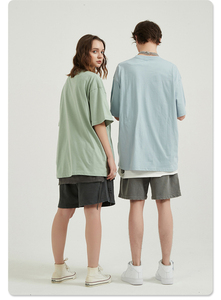 Venta al por mayor en blanco orgánico 100 algodón camiseta para hombres y mujeres de alta calidad de cuello redondo Camiseta personalizada - Product Image 6