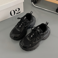 Sneakers à lacets pour femmes de haute qualité, design élégant, confortables, respirantes, doublure en mesh, légères, antidérapantes, chaussures de sport Lanvine All