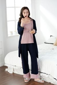 Indumenti da notte premaman all'ingrosso camicia da notte infermieristica allattamento al seno donne incinte <span class=keywords><strong>pigiama</strong></span> <span class=keywords><strong>gravidanza</strong></span> 3 pz/set - Product Image 6