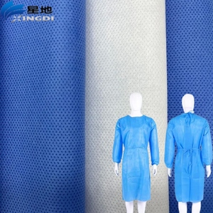 Blouses chirurgicales SMMS en tissu non tissé 40 g/m² SMS Spunbond en polypropylène, respirantes, pour usage médical - Product Image 1