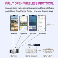 MA-C1/MA-C2/MA-C5 Matter NFC Programlanabilir Kontrol Cihazı Akıllı Aydınlatma PWM Dimmer, Apple Homekit, Alexa ve Google Home ile uyumlu