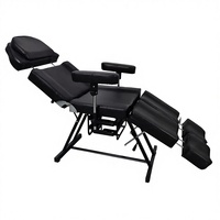 Chaise de tatouage hydraulique réglable |   Lit de salon de beauté multifonctionnel pour tatouage, piercing et soins du visage