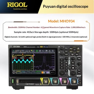 Oscilloscopes numériques portables MHO934/MHO954/MHO984, fréquence d'échantillonnage 4 GSa/s, quatre canaux, fabriqués en Chine - Product Image 1