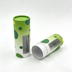 Tube en papier de luxe personnalisé pour emballages de cosmétiques, tube cylindrique - Product Image 5