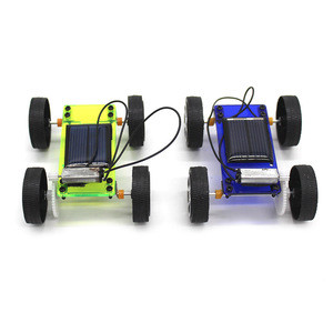 Kit de coche con energía Solar, juguete educativo de ciencia para niños de 4 a 6 años, Control Manual de plástico, forma geométrica, aprendizaje STEAM - Product Image 1