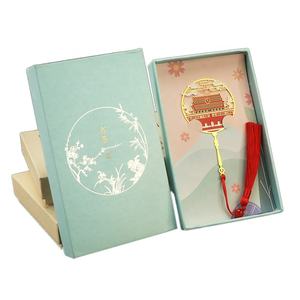 Marque-page en métal de style chinois évidé créatif personnalisé marque-page culturel tourisme de la Grande Muraille - Product Image 1