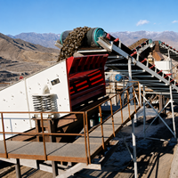 Anpassbares Bergbau-Vibrationssieb für Steinaggregat und Mineralien Hocheffizient für Gesteins-, Erz-, Sand- und Kiessiebung